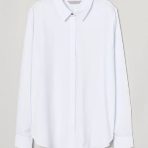 H&M white button up shirt